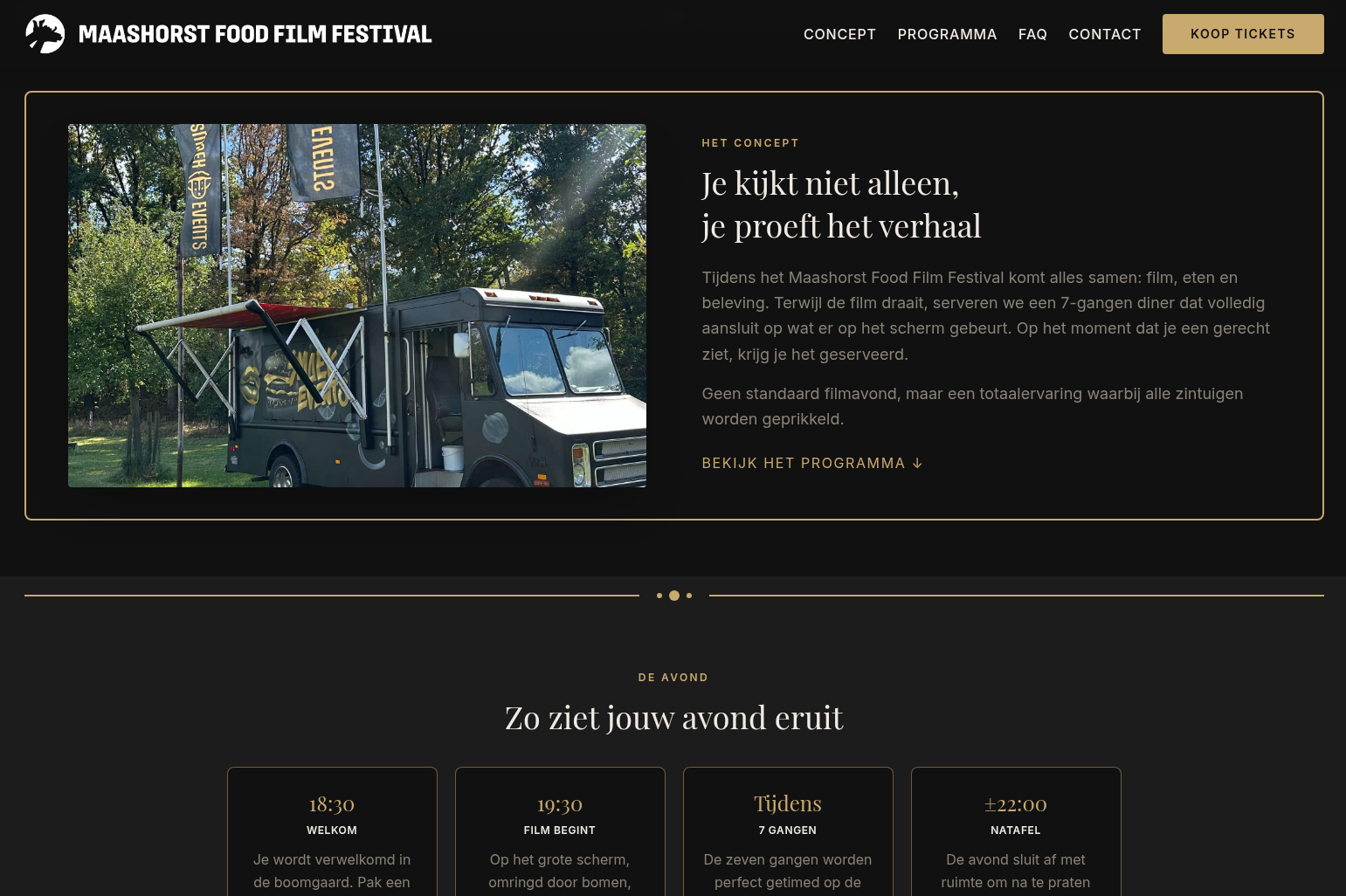 Maashorst Food Film Festival