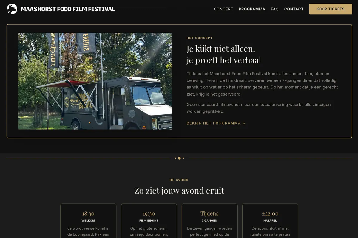 Maashorst Food Film Festival