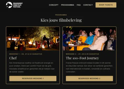 Maashorst Food Film Festival