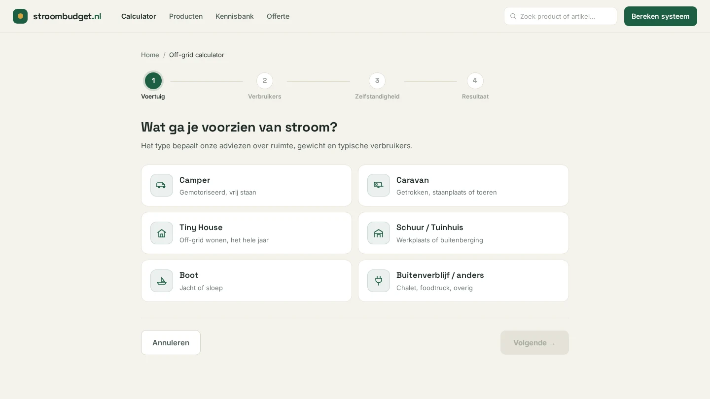 Stroombudget.nl